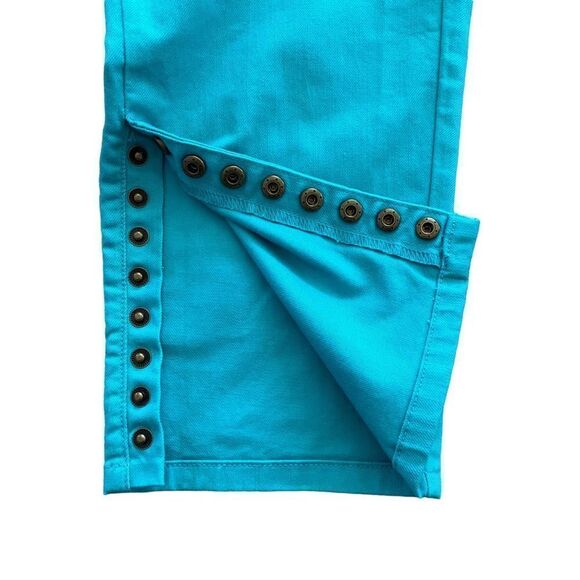 Soft Surroundings | Colorful Metro Pants in Turquoise - Picture 5 of 8